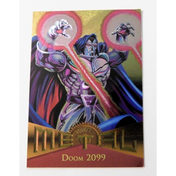 fleer Other - 1995 Fleer Marvel Metal Trading Card #45 Doom 2099 MCU Power Grid